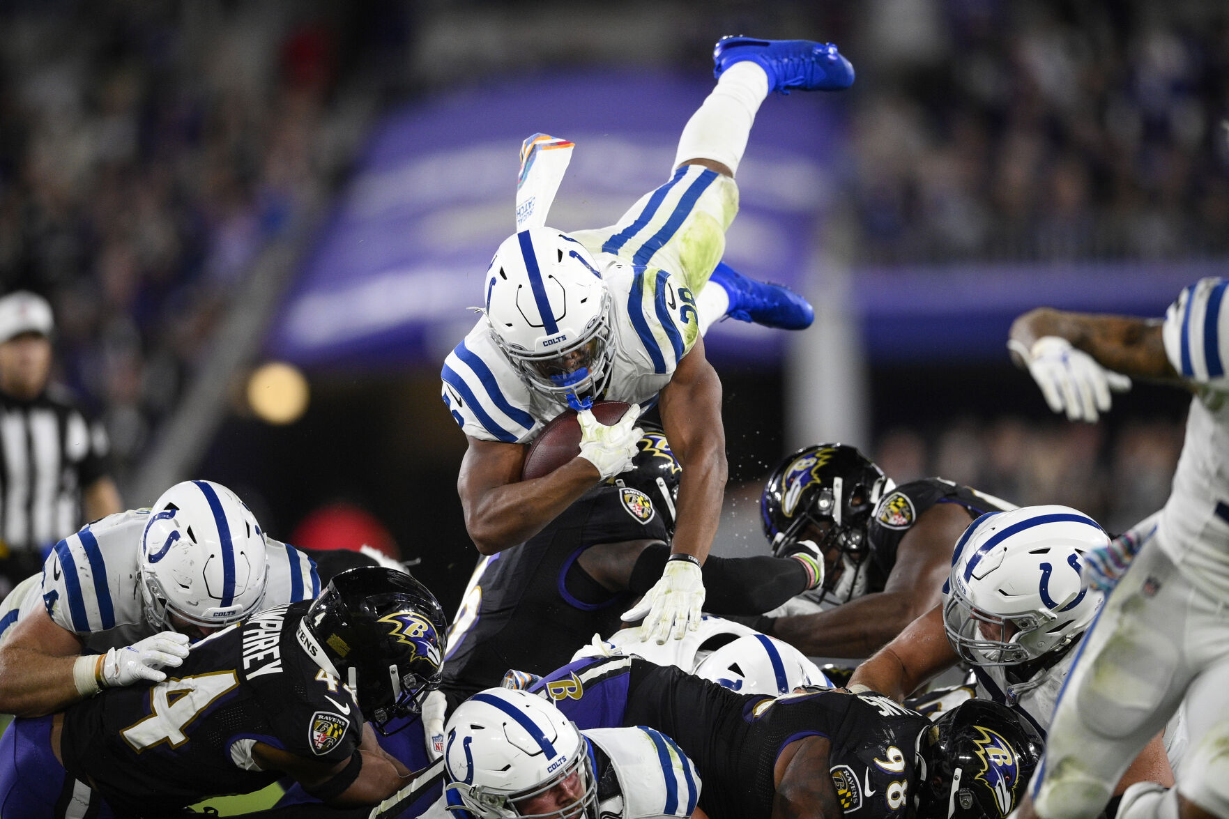 APTOPIX Colts Ravens Football